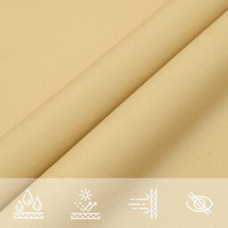 Berkfield Sun Shade Sail Sand 5X3.5 M 100% Polyester Oxford - thumbnail 8