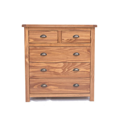 Cabinet Bits Padua 5 Drawer Chest Of Drawers Brass Cup Handle - image 1