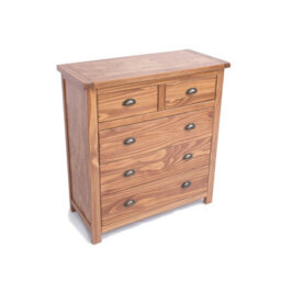 Cabinet Bits Padua 5 Drawer Chest Of Drawers Brass Cup Handle - thumbnail 3