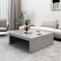 Vidaxl Coffee Table Concrete Grey 100X100X35 Cm Engineered Wood - thumbnail 3