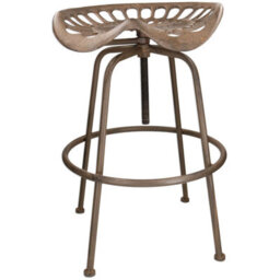 AB Tools Tractor Seat Stool Seat Chair Workshop Garage Bar Garden Cast Iron Metal Rustic - thumbnail 3