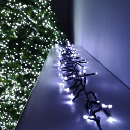 Samuel Alexander 12.4M 960 Led Christmas Cluster Multi-Action String Lights With Timer In White