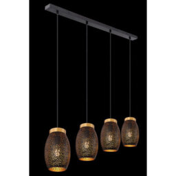 Luminosa Lighting Luminosa Narri Bar Pendant Ceiling Light Gold Colors 4X E27 - thumbnail 5