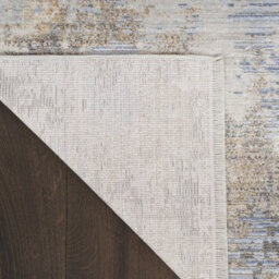 Grey Blue Modern Abstract Easy To Clean Living Room Bedroom & Dining Room Rug-259Cm X 345Cm - thumbnail 8