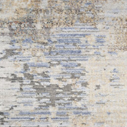 Grey Blue Modern Abstract Easy To Clean Living Room Bedroom & Dining Room Rug-259Cm X 345Cm - thumbnail 4