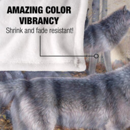 Wild Wings Silent Travelers 2 Silky Supersoft Blanket White/multicoloured (One Size) - thumbnail 4