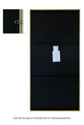 Mirroroutlet The Artus Gold Aluminium Edged Wall Mirror 200Cm X 100Cm - thumbnail 3