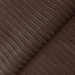 Furnishings For Less UK Luxor Jumbo Cord 3 + 2 + 1 Fabric 3 Piece Sofa Suite - Fullback Chocolate - thumbnail 7