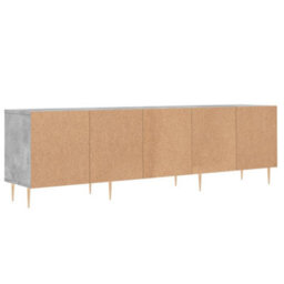 Berkfield Sturdy Tv Cabinet Concrete Grey 150X30X44.5 Cm Engineered Wood - thumbnail 8