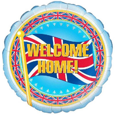 Oaktree Welcome Home Foil Balloon Blue/red/yellow (One Size)