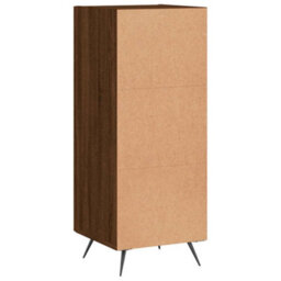 Berkfield Sideboard Brown Oak 34.5X34X90 Cm Engineered Wood - thumbnail 8