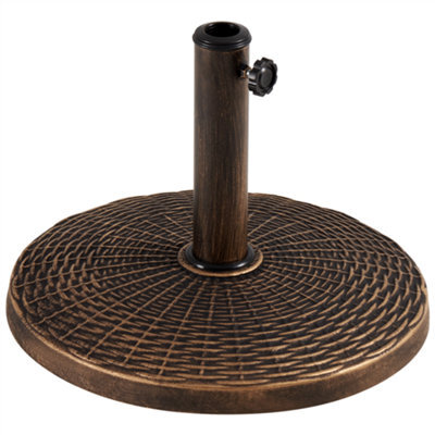 Yaheetech Bronze 10Kg Heavy Duty Patio Market Umbrella Base - image 1