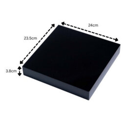 Core Products 240mm Floating Hudson Shelf Kit, Black High Gloss - thumbnail 3