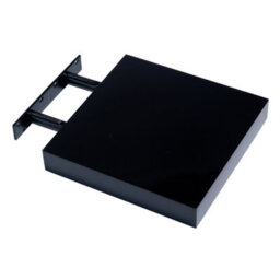 Core Products 240mm Floating Hudson Shelf Kit, Black High Gloss - thumbnail 1