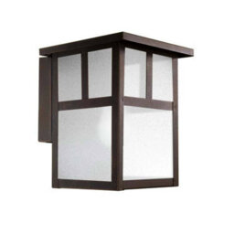 Luminosa Lighting Luminosa Osaka 1 Light Outdoor Wall Lantern Rusty Brown - thumbnail 1
