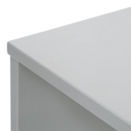 Julian Bowen Lakers Grey 1 Door 1 Drawer Desk, Locker Effect, Wood, Storage, Height: 75 X Width: 120 X Depth: 55Cm - thumbnail 6