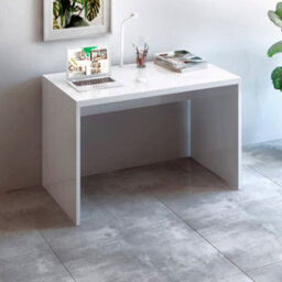 Bo Living Tara Desk 120, Glossy White, 120X76.7X67Cm - thumbnail 5