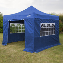 Dellonda Premium 3X3M Pop-Up Gazebo & Side Walls With Carry Bag, Stakes & Weight Bags - thumbnail 7
