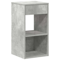 Berkfield Bedside Cabinets With Drawer 2 Pcs Concrete Grey 35X34X66.5 Cm - thumbnail 5