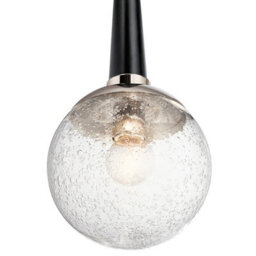 Luminosa Lighting Elstead Kichler Marilyn 1 Light Pendant Polished Nickel - thumbnail 2