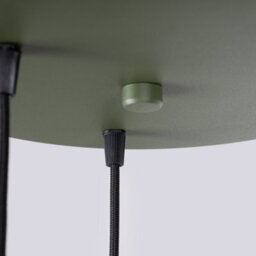 Luminosa Lighting Luminosa Halo Cluster Pendant Ceiling Light Olive Green 3X G9 - thumbnail 6