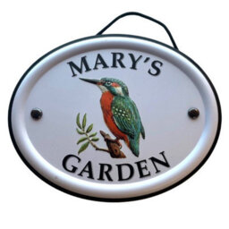 Mulberry Studios Decorative Bird Garden Sign - Mary's Garden