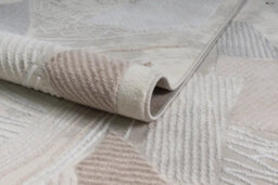 Stratus Interiors Deco Large Living Room Rug 200 X 290 Cm - Brown / Beige / Grey / White / Silver - Large - thumbnail 3
