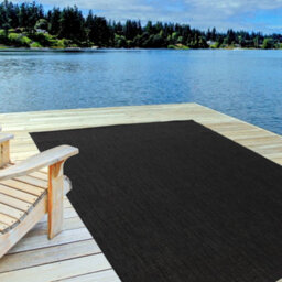 The Rugs Ecology Collection Outdoor Rugs In Black 500B - thumbnail 9