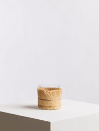Orsina Modern Natural Candle Holder, Coastal Styled Small Candle Holder, Natural And Round Glass Candle Holder - thumbnail 3