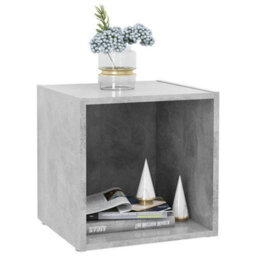 Berkfield Tv Cabinets 4 Pcs Concrete Grey 37X35X37 Cm Engineered Wood - thumbnail 4