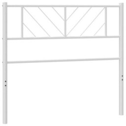 Berkfield Metal Headboard White 100 Cm - thumbnail 2
