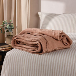 Yard Lark Crinkle Cotton Fringed Throw - thumbnail 7
