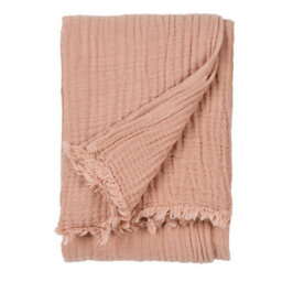 Yard Lark Crinkle Cotton Fringed Throw - thumbnail 2