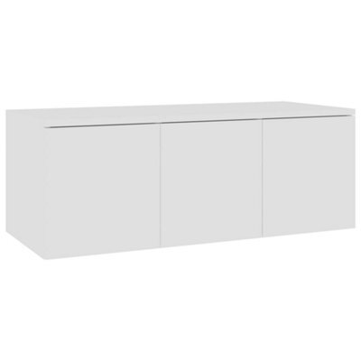 Berkfield Classic Tv Cabinet White 80X34X30 Cm Engineered Wood - image 1