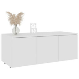 Berkfield Classic Tv Cabinet White 80X34X30 Cm Engineered Wood - thumbnail 3