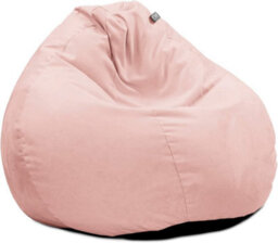 rucomfy Beanbags Rucomfy Indoor Adults Classic Slouchbag Bean Bag Chair - Velvet Pink Lounge Seat - thumbnail 2