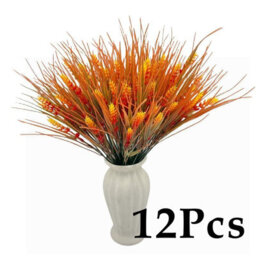 Amorly 12Pcs Uv Resistant No Fade Outdoor Artificial Plants  Flowers,fake Lavender Flowers Indoor  Outdoor Decor For Planter Front Porch - thumbnail 1