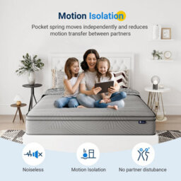Avenco 23Cm Memory Foam Pocket Sprung  Mattress - thumbnail 4