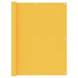 Berkfield Balcony Screen Yellow 120X300 Cm Oxford Fabric - thumbnail 1