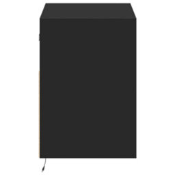 Berkfield Durable Tv Wall Cabinet With Led Lights Black 80X31X45 Cm - thumbnail 7