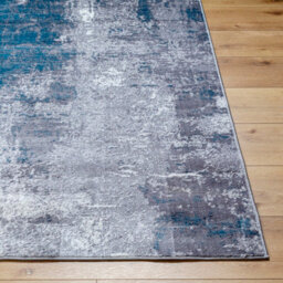 Livabliss Wanderlust-Abstract Blue Grey Cream Modern Marble Living Dining Bedroom Rug 200 X 275 Cm Easy Care, Non Shedding - thumbnail 5