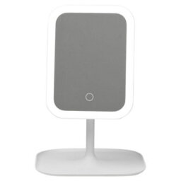 Urbn-Living Urbnliving 30Cm Height Cosmetic Free Standing Rectangular Mirror With Led Light Travel Makeup Shaving Dressing Table Glass - thumbnail 5