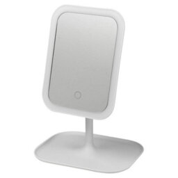 Urbn-Living Urbnliving 30Cm Height Cosmetic Free Standing Rectangular Mirror With Led Light Travel Makeup Shaving Dressing Table Glass - thumbnail 6