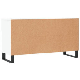 Berkfield Industrial Shoe Bench White 102X35X55 Cm Engineered Wood - thumbnail 8