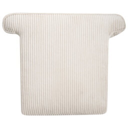 Wyld And Coco Noblenest Wingback Chair Corduroy Beige High Back Rubberwood Legs Retro Accent Chair - thumbnail 9