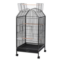 Thehotsale Open Play Top Metal Pet Bird Cage With Casters 47.5Cm W X 47.5Cm D X 94Cm H - thumbnail 3