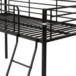 Seconique Kora Mid Sleeper Metal Bed Frame In Black Finish Fits  3Ft Single Mattress - thumbnail 4