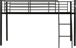Seconique Kora Mid Sleeper Metal Bed Frame In Black Finish Fits  3Ft Single Mattress - thumbnail 3