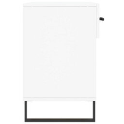 Berkfield Shoe Bench White 102X35X55 Cm Engineered Wood - thumbnail 7