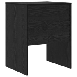 Berkfield Writing Desk Black Oak Engineered Wood 60 X 50 X 76 Cm - thumbnail 6